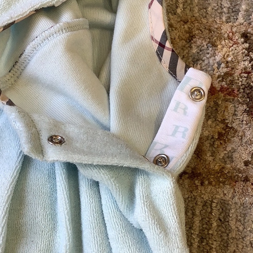 BURBERRY 6M Terry snap onesie - Picture 4 of 11